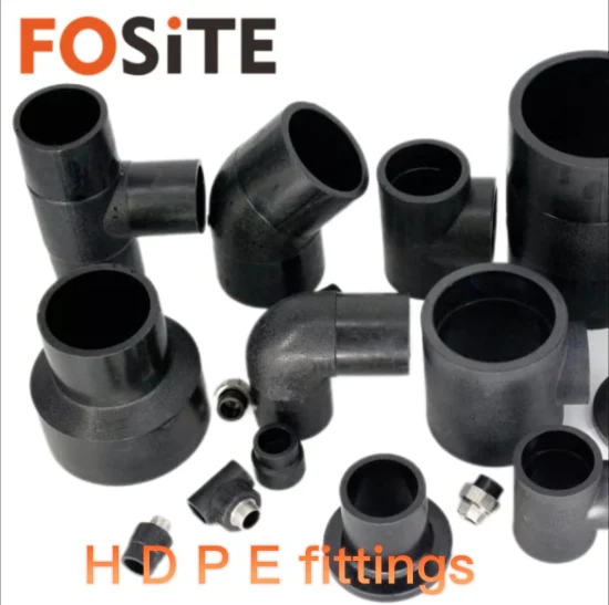 Fosite 75 mm SDR11 PE100 HDPE-Gleichkupplungs-HDPE-Elektrofusionsrohrverschraubung